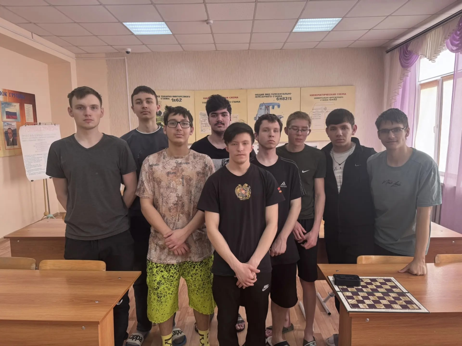 Прошла спартакиада техникума по шашкам среди 1-2 курсов
